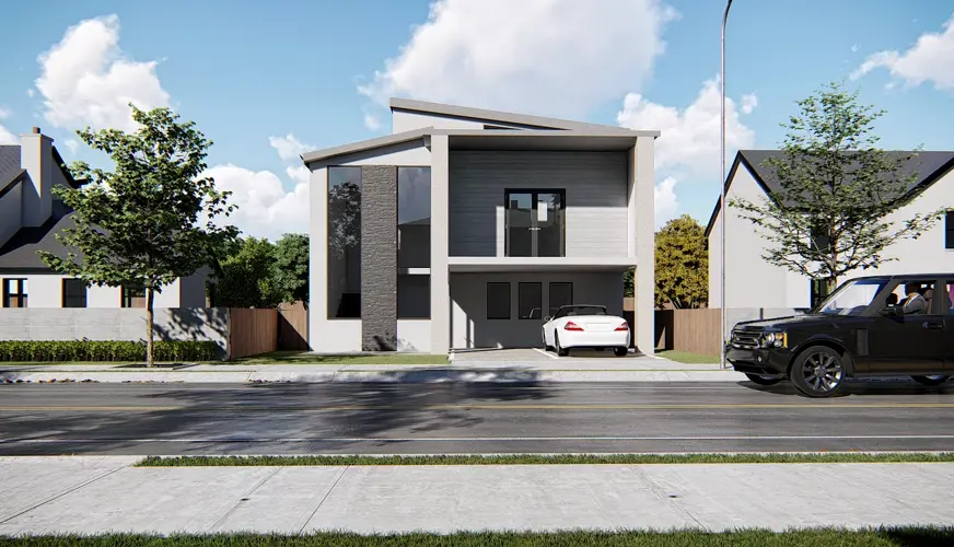 3d Render of house in Graven Hill