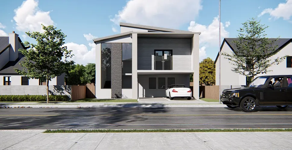 3D Render of house in Graven Hill
