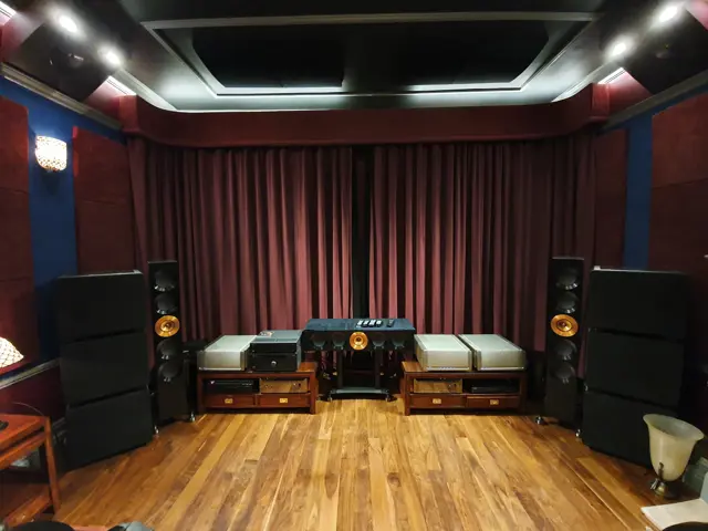 home cinema in rushden with custom sound setup