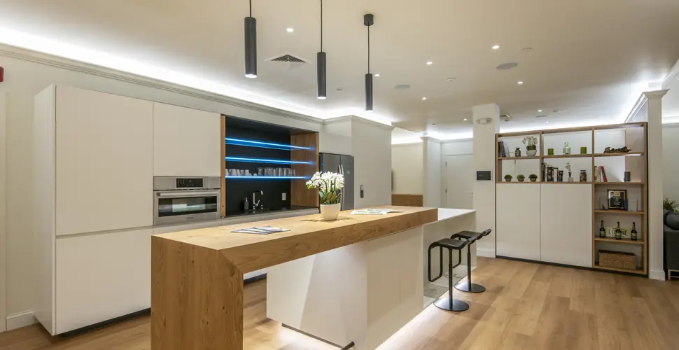Loxone smart home kitchen