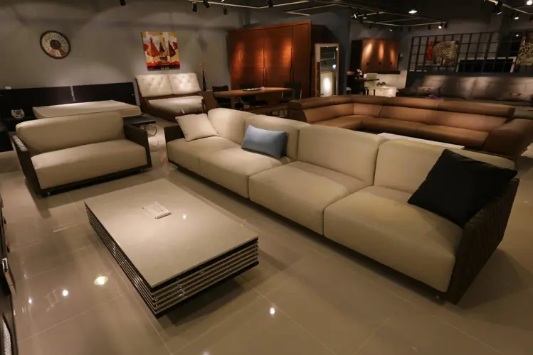 luxy lighting in huge living room space